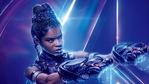 Shuri Neon Lights Wallpaper