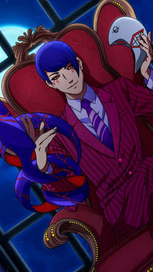 Shuu Tsukiyama Striking A Pose In A Stylish Suit. Wallpaper