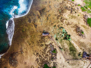 Siargao Island Cloud 9 Top Aerial Wallpaper