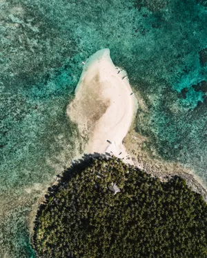 Siargao Island Kawhagan Top Aerial Wallpaper