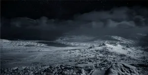 Siberian Landscape In Winter Wallpaper