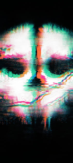 Sick Phone Trippy Skull Wallpaper