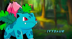 Side View Ivysaur Wallpaper