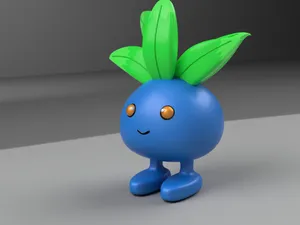 Side View Oddish Wallpaper