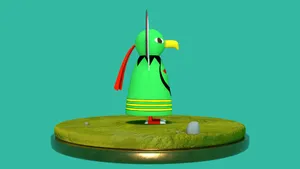 Side View Of A Xatu Figurine Wallpaper