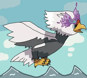 Side View Of Hisuian Braviary Wallpaper