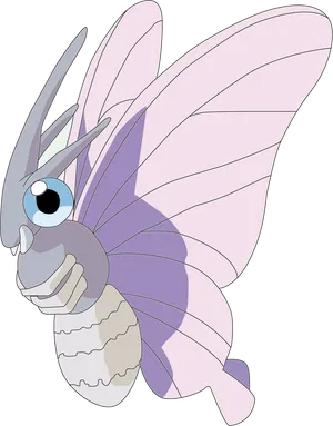 Side View Of Venomoth Wallpaper