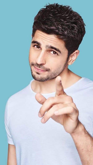 Sidharth Malhotra Pointing Wallpaper