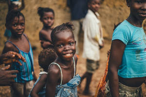 Sierra Leone Happy Children Wallpaper