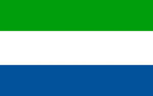 Sierra Leone Simple Flag Wallpaper