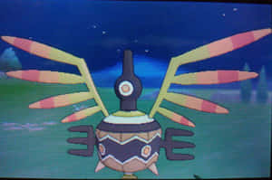 Sigilyph Under Night Sky Wallpaper