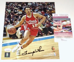 Signed Poster Of Lenny Wilkens Wallpaper