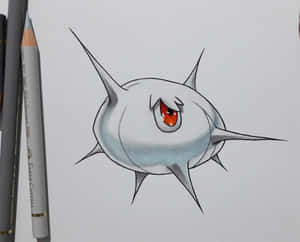 Silcoon Drawing On White Paper Wallpaper