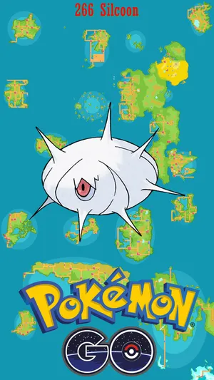 Silcoon Map Background Of Pokémon Go Wallpaper