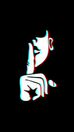 Silent Gesture Shhh Wallpaper