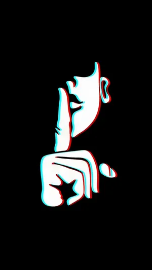 Silent Gesture Shhh Wallpaper