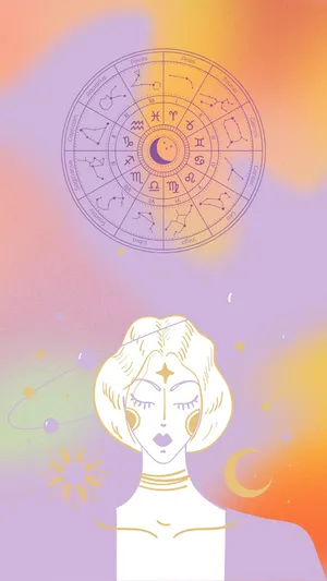 Silhouette Of Palm Trees During A Breathtaking Sunset Wallpaper