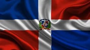 Silky Dominican Republic Flag Wallpaper
