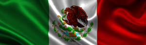 Silky Flag Of Mexico Wallpaper