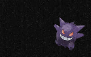 Silly Gengar Ghost Pokemon Aesthetic Wallpaper