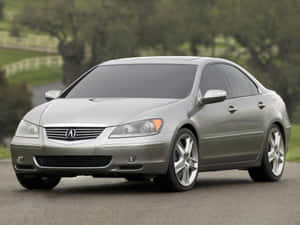 Silver Acura R L Luxury Sedan Wallpaper