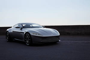 Silver Aston Martin Db10 Wallpaper