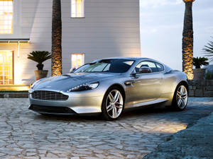 Silver Aston Martin Db9 Wallpaper