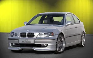 Silver B M W E46 Coupe Tuned Wallpaper
