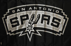 Silver Black San Antonio Spurs Logo Wallpaper