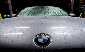 Silver Bmw Hood Car Wash Wallpaper