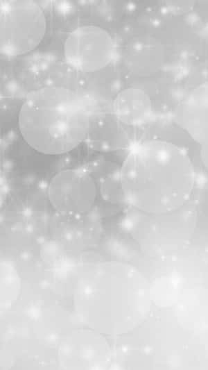 Silver Bokeh Sparkle Background Wallpaper