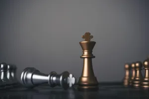 Silver Chess King Wallpaper