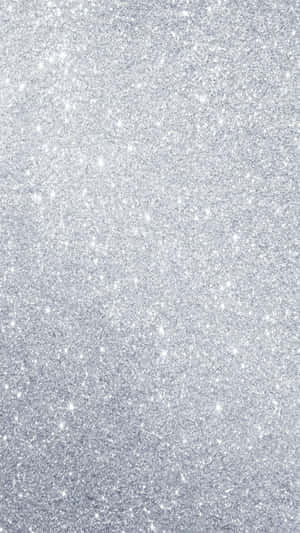 Silver Glitter Background With Sparkles Wallpaper