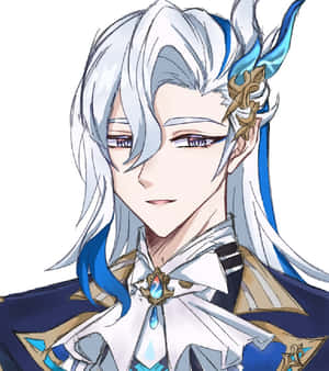 Silver Haired Anime Character Wallpaper