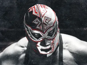 Silver King Wrestler Portrait Wallpaper