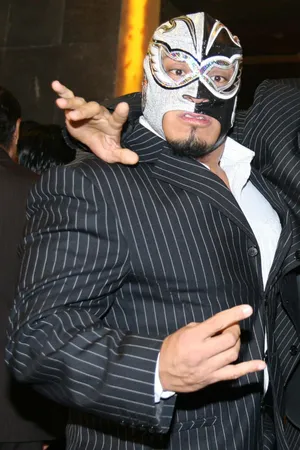 Silver King Wrestlerin Maskand Suit Wallpaper