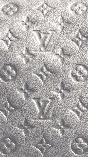 Silver Louis Vuitton Iphone Wallpaper