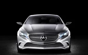 Silver Mercedes Benz A Class Wallpaper