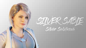 Silver Sable In Action Wallpaper