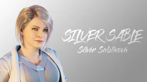 Silver Sable In Action Wallpaper