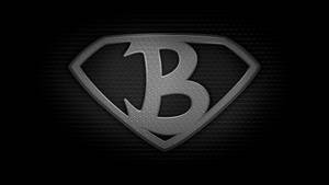 Silver Steel Letter B Wallpaper