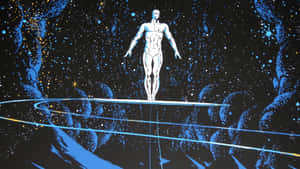 Silver Surfer Cosmic Journey Wallpaper