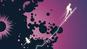 Silver Surfer Cosmic Journey Wallpaper