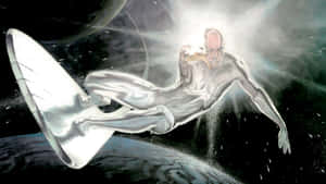 Silver Surfer Cosmic Journey Wallpaper