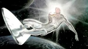 Silver Surfer Cosmic Journey Wallpaper