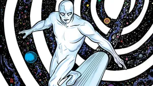 Silver Surfer Cosmic Journey Wallpaper