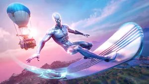 Silver Surfer Cosmic Ride Wallpaper