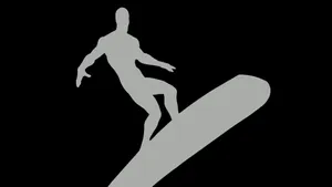Silver Surfer Silhouette Ride Wallpaper