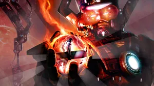 Silver Surfer Versus Galactus Wallpaper