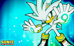 Silver The Hedgehog Blue Poster Wallpaper